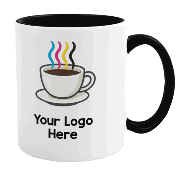 11oz Black Inner and Handle Mugs