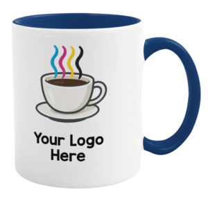 11oz Blue Inner and Handle Mugs