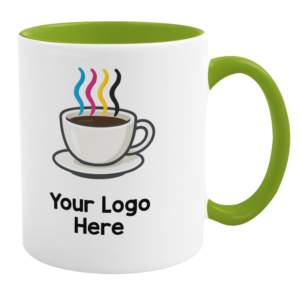 11oz Green Inner and Handle Mugs